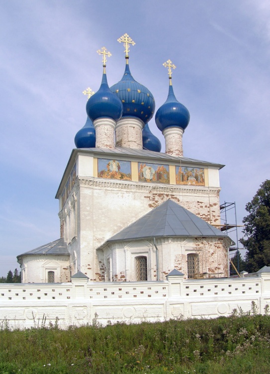 Бурмакино, село. Церковь Воскресения Христова. фасады, Южный фасад