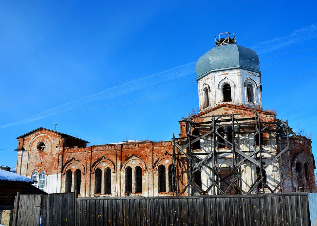 Церковь Покрова Пресвятой Богородицы, Камышевка (Шатровский район, Курганская область). фасады