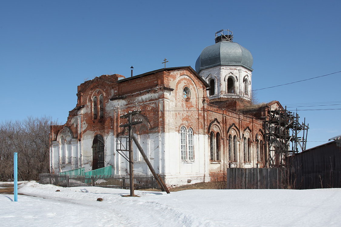 Камышевка. Церковь Покрова Пресвятой Богородицы. фасады, Вид с юго-запада