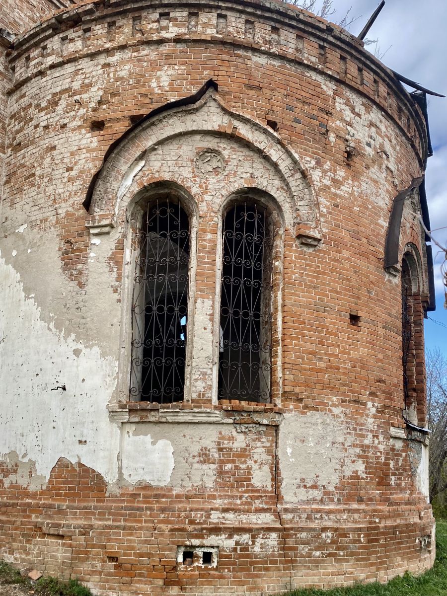 Церковь Покрова Пресвятой Богородицы, Камышевка (Шатровский район, Курганская область). архитектурные детали, Апсида