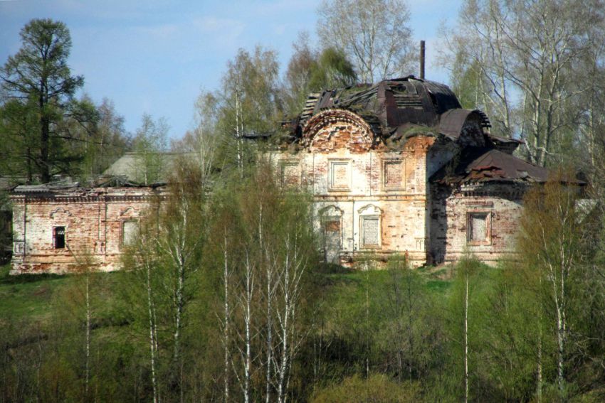 Ирта. Церковь Спаса Нерукотворного Образа. фасады, южный фасад, вид с Вычегды