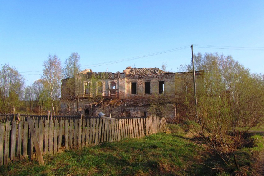 Церковь Воскресения Христова, Ирта (Ленский район, Архангельская область). общий вид в ландшафте, вид с севера