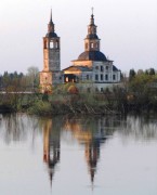 Церковь Троицы Живоначальной - Вожем - Ленский район - Архангельская область