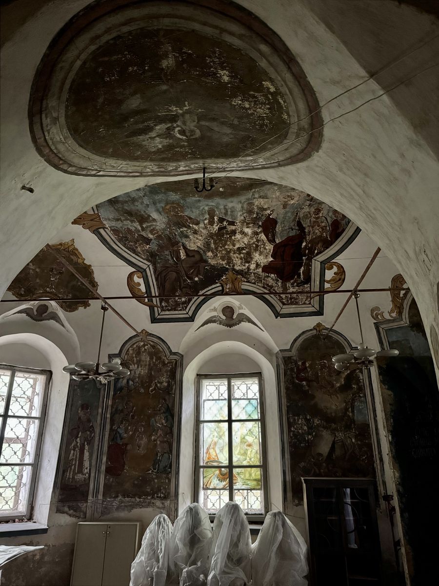 Интерьер апсиды, интерьер и убранство. Собор Преображения Господня, Яренск (Ленский район, Архангельская область)