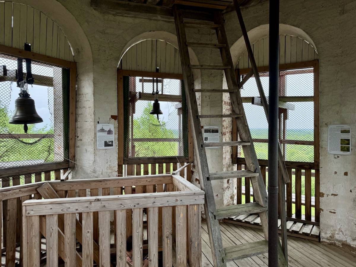 Радиус звона колокольни, интерьер и убранство. Собор Преображения Господня, Яренск (Ленский район, Архангельская область)