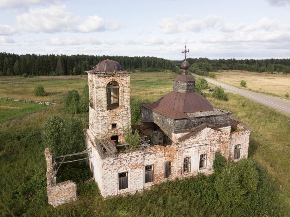 Богослово. Церковь Иоанна Богослова. фасады