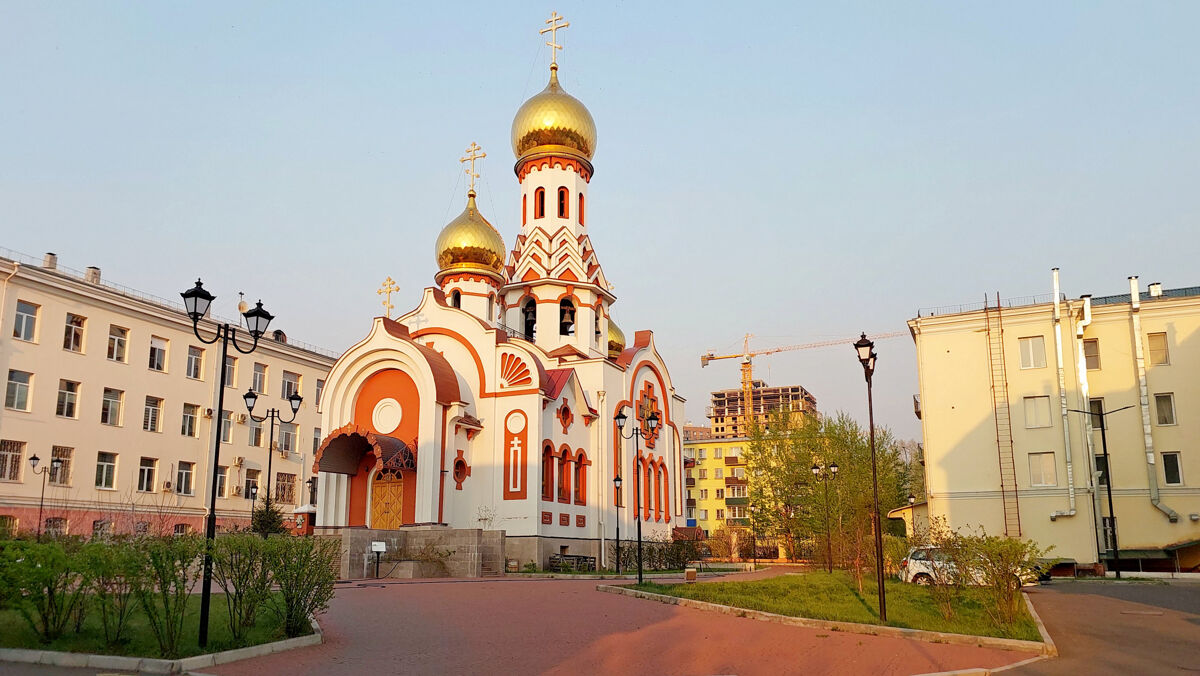 Церковь Луки (Войно-Ясенецкого) при Государственной медицинской академии, Чита (Чита, город, Забайкальский край). фасады