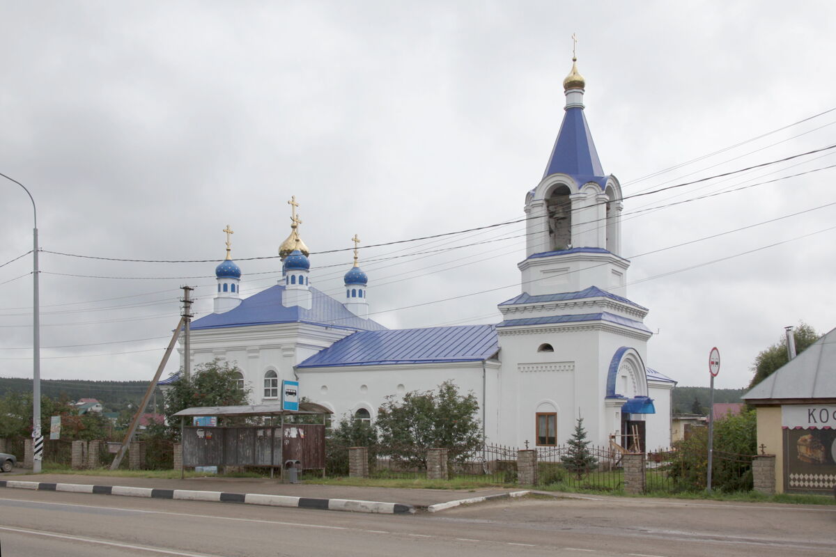Церковь Вознесения Господня, Большебрусянское (Белоярский район (Белоярский ГО и ГО Верхнее Дуброво), Свердловская область). фасады, Вид с северо-запада