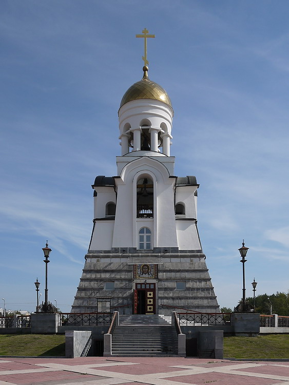 Каменск-Уральский. Храм-часовня Александра Невского. фасады, Вид с запада