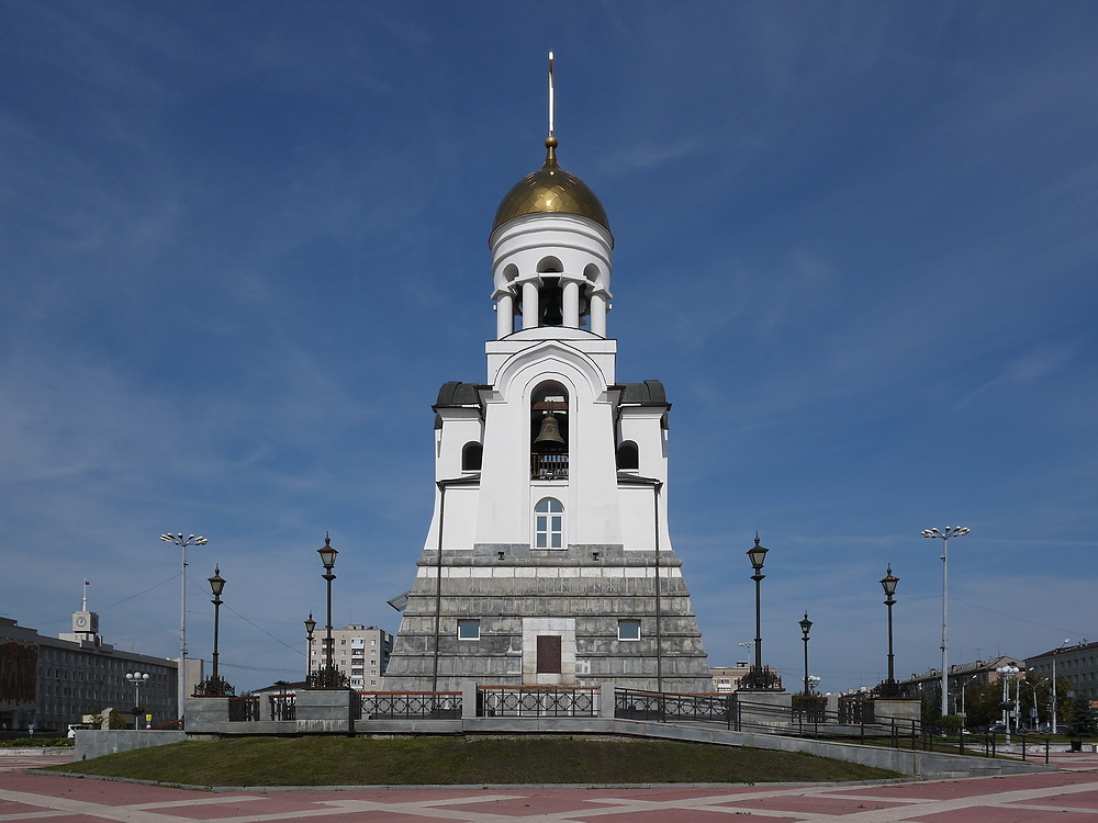 Храм-часовня Александра Невского, Каменск-Уральский (Каменск-Уральский (город Каменск-Уральский), Свердловская область). фасады, Вид с юга