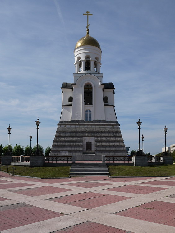 Каменск-Уральский. Храм-часовня Александра Невского. фасады, Вид с востока