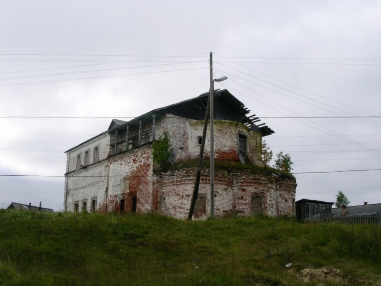 Церковь Спаса Нерукотворного Образа, Лена (Ленский район, Архангельская область). фасады, вид с юго-востока