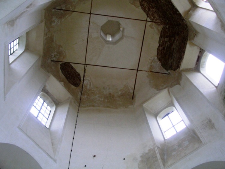 Церковь Рождества Христова, Цылиба (Цилиба), урочище (Ленский район, Архангельская область). интерьер и убранство, свод и барабан верхней церкви