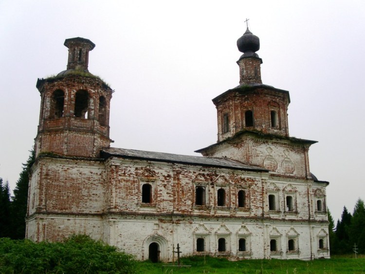 Церковь Рождества Христова, Цылиба (Цилиба), урочище (Ленский район, Архангельская область). фасады, вид с юга