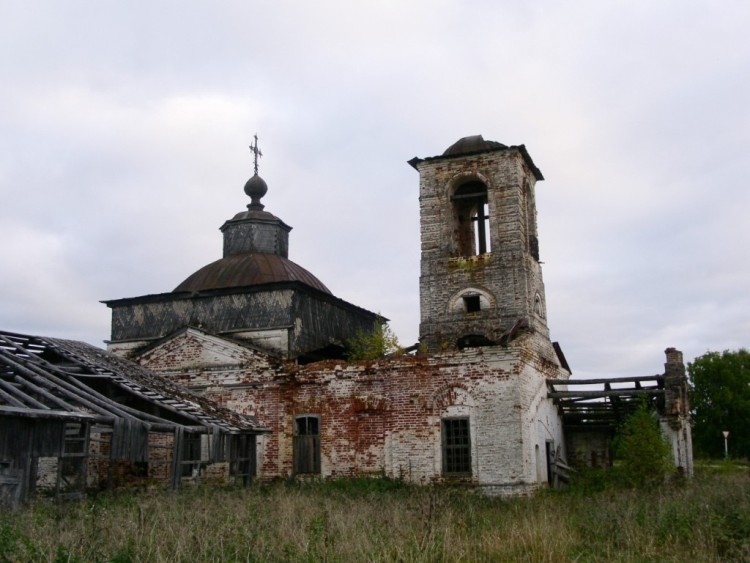 Церковь Иоанна Богослова, Богослово (Ленский район, Архангельская область). фасады, вид с севера