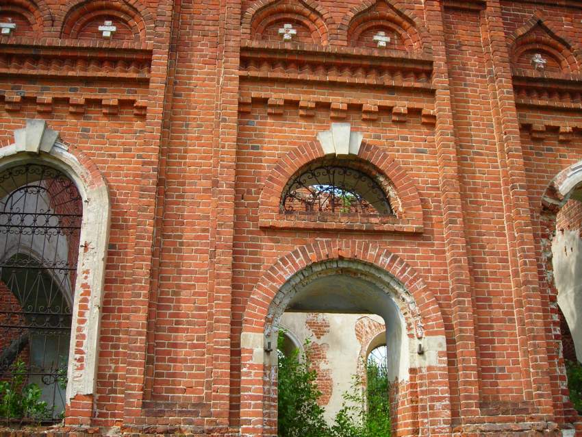 Церковь Сергия Радонежского, Пьянгус (Меленковский район, Владимирская область). архитектурные детали