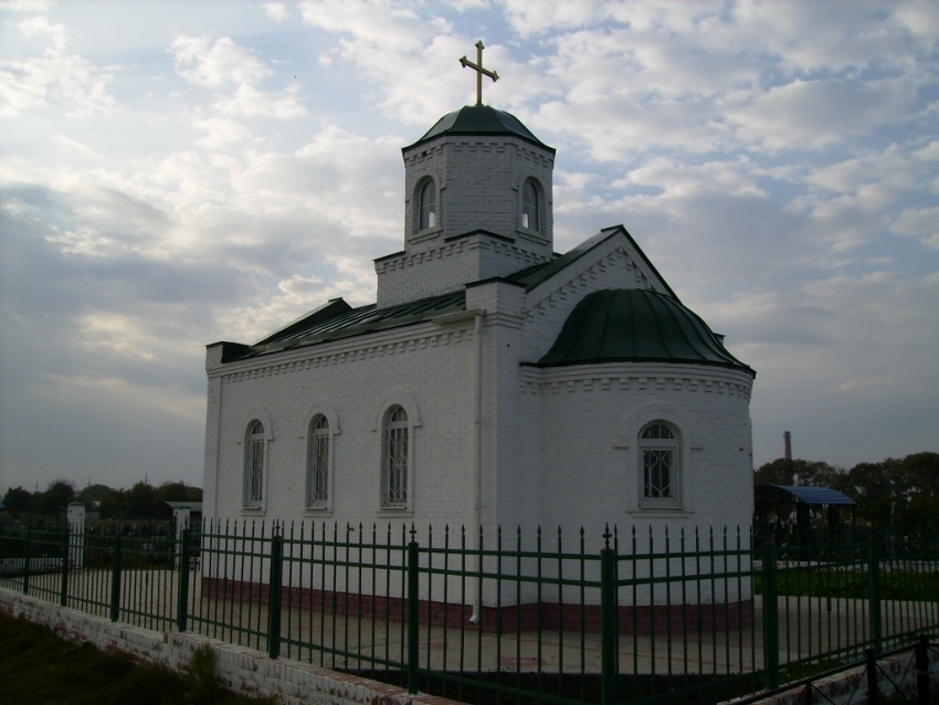 Часовня Паисия Великого, Хутор  Ленина (Краснодар, город, Краснодарский край). общий вид в ландшафте