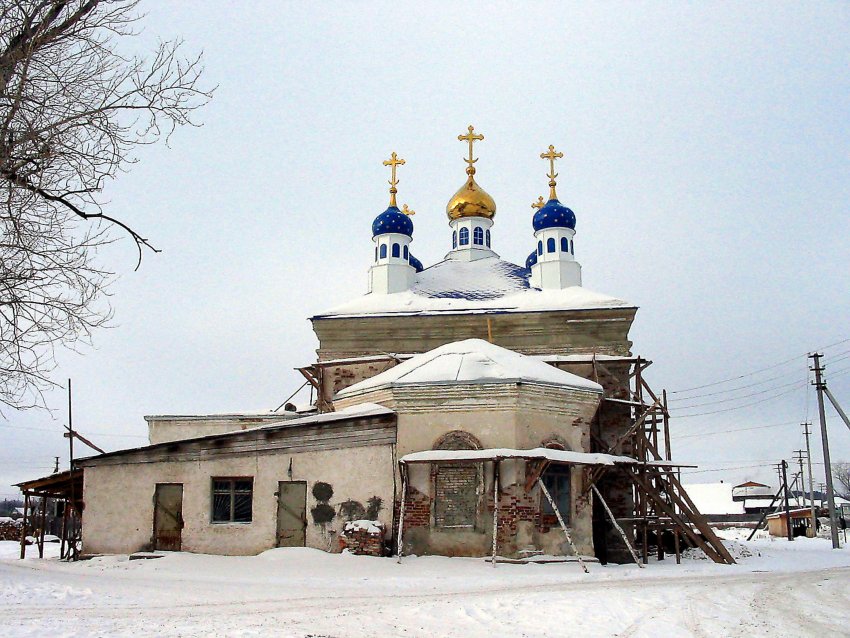 Церковь Вознесения Господня, Большебрусянское (Белоярский район (Белоярский ГО и ГО Верхнее Дуброво), Свердловская область). фасады