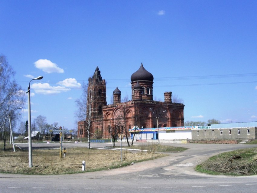 Церковь Троицы Живоначальной, Саввино (Егорьевский городской округ, Московская область). общий вид в ландшафте, вид с юга