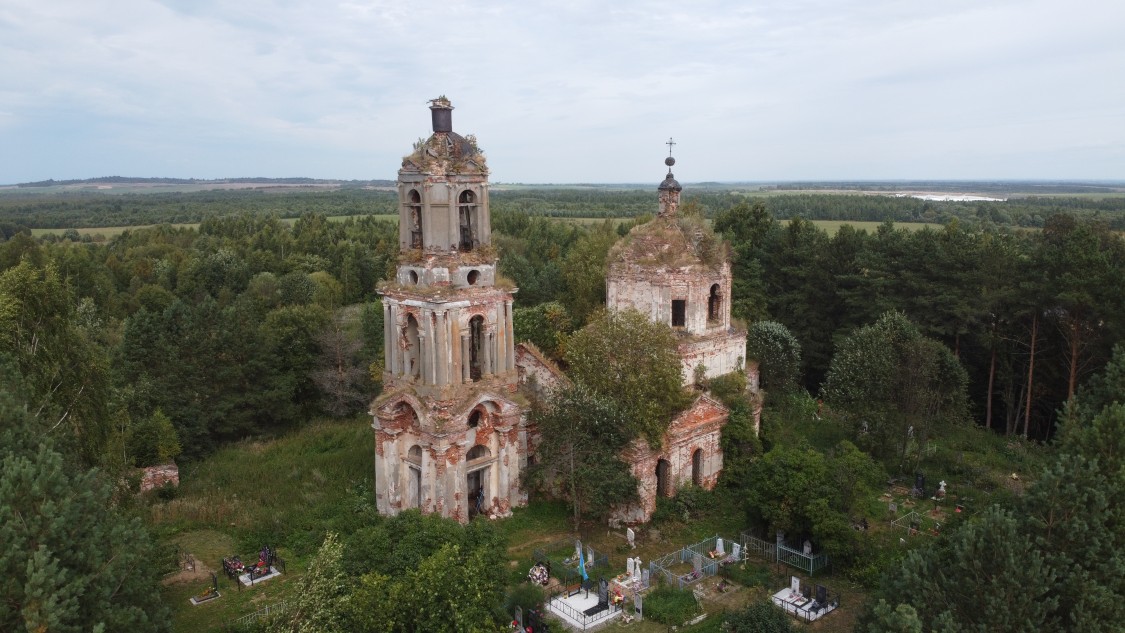Церковь Никиты мученика, Лозьево (Бежецкий район, Тверская область). фасады