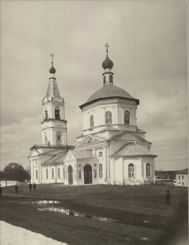 Церковь Троицы Живоначальной, Устюжна (Устюженский район, Вологодская область). архивная фотография, Фото 1912 г. Госкаталог 52311970. Государственный исторический музей