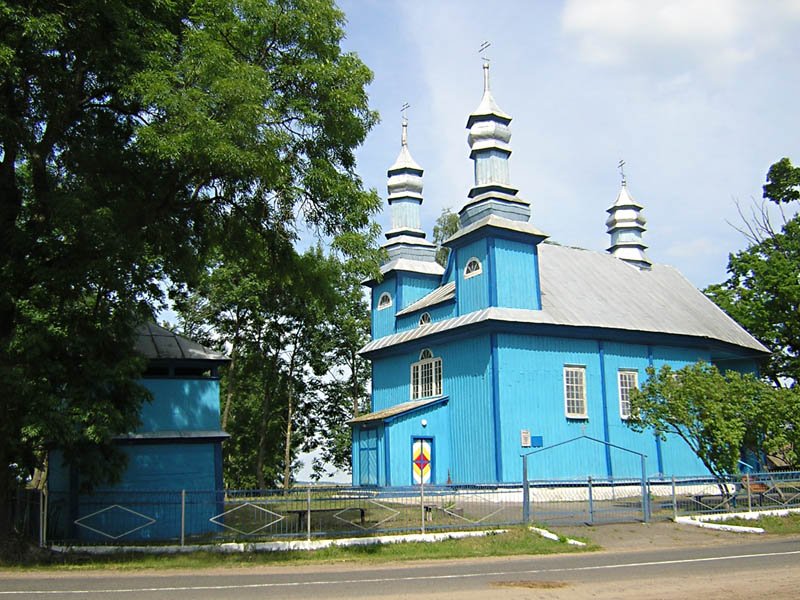 Церковь Георгия Победоносца, Воловель (Дрогичинский район, Беларусь, Брестская область). фасады