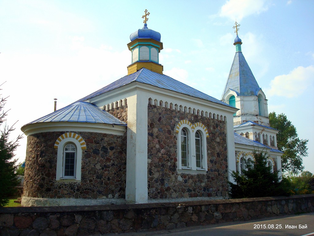 Церковь Николая Чудотворца, Новый Погост (Миорский район, Беларусь, Витебская область). фасады, Вид со стороны апсиды