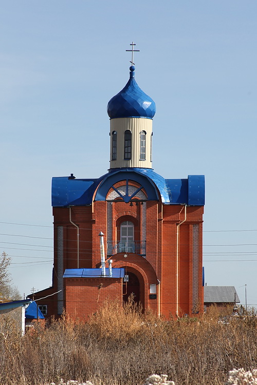 Маслянское. Церковь Троицы Живоначальной. фасады, Вид с запада
