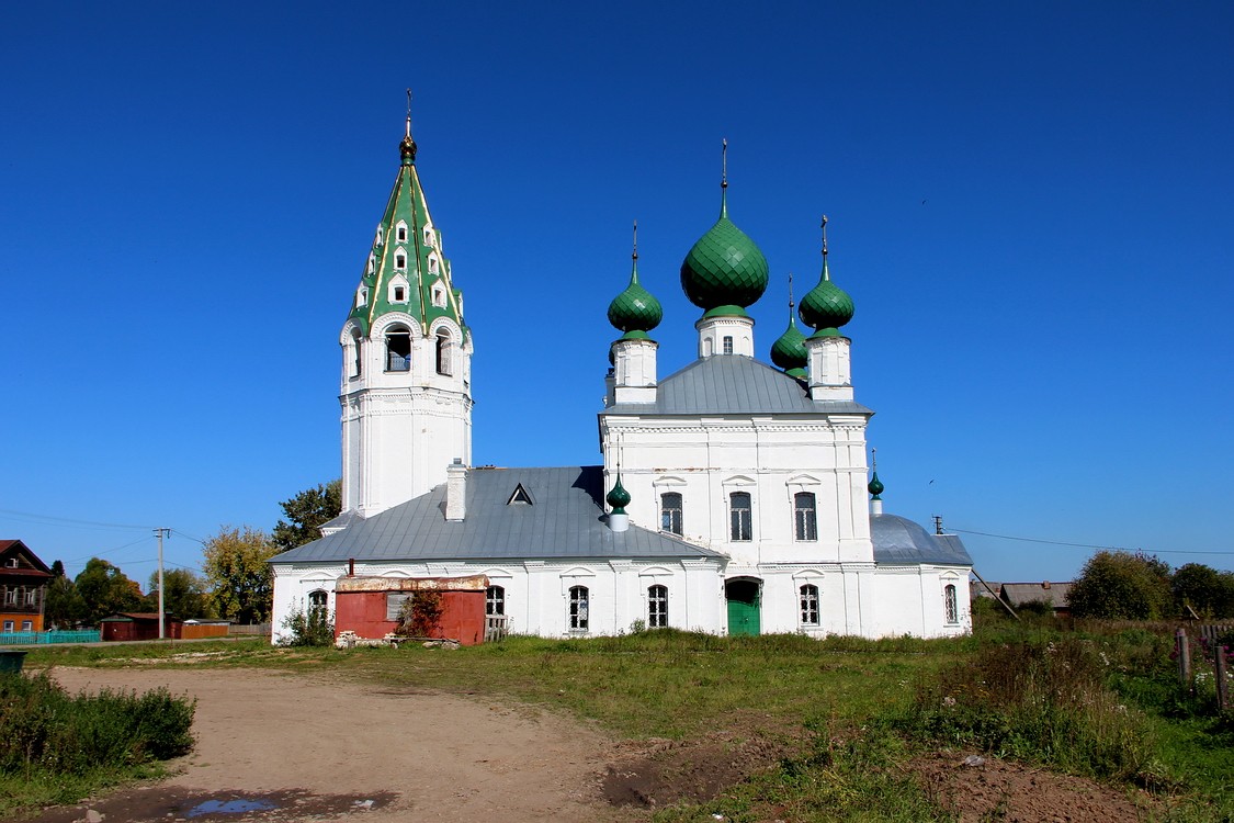 Церковь Михаила Архангела, Михайловское (Галичский район, Костромская область). фасады