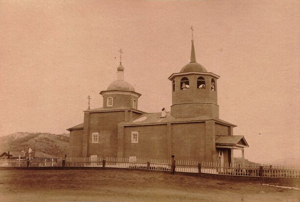 Церковь Михаила Архангела, Чита (Чита, город, Забайкальский край). архивная фотография, Фото 1888-89 гг. Автор Леон Маврикиевич Розенгарт