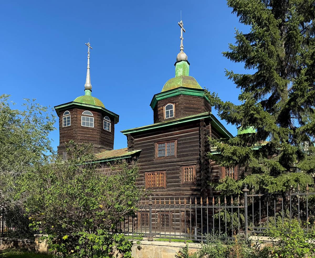 Вид с юго-востока, фасады. Церковь Михаила Архангела, Чита (Чита, город, Забайкальский край)