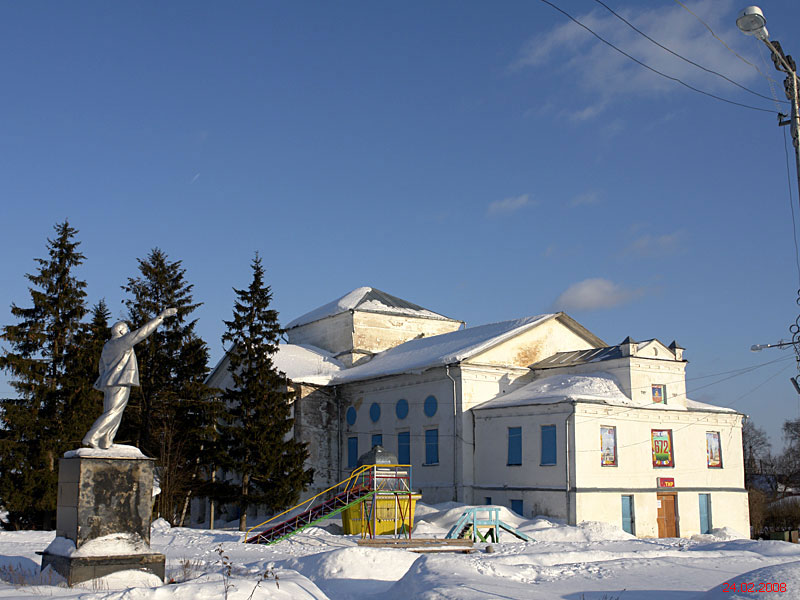 Церковь Воздвижения Креста Господня (Бориса и Глеба), Солигалич (Солигаличский район, Костромская область). общий вид в ландшафте