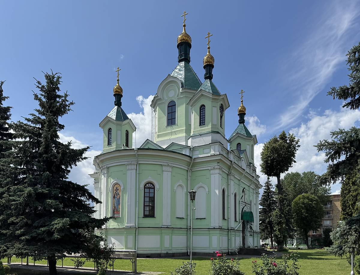 Вид с северо-востока, фасады. Кафедральный собор Симеона Столпника, Брест (Брест, город, Беларусь, Брестская область)