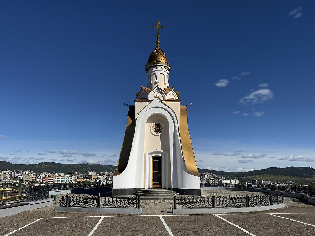 Вид с запада, фасады. Часовня Александра Невского, Чита (Чита, город, Забайкальский край)