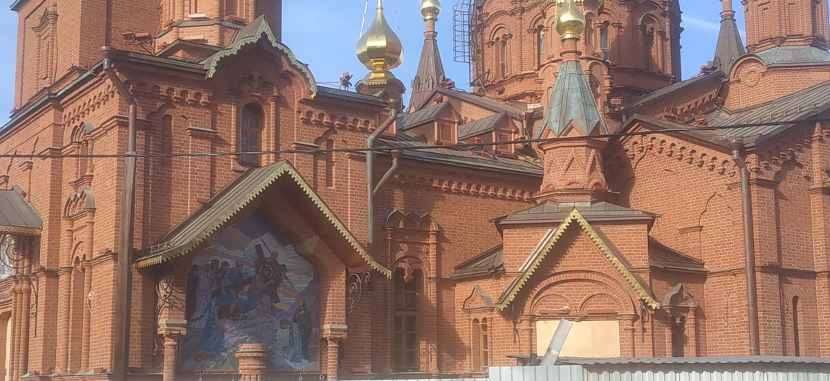 Церковь Александра Невского на Алом поле, Челябинск (Челябинск, город, Челябинская область). архитектурные детали