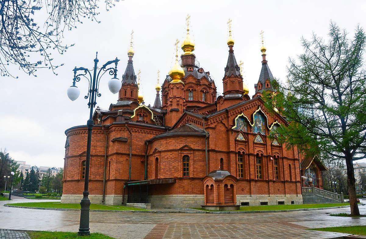 фасады. Церковь Александра Невского на Алом поле, Челябинск (Челябинск, город, Челябинская область)
