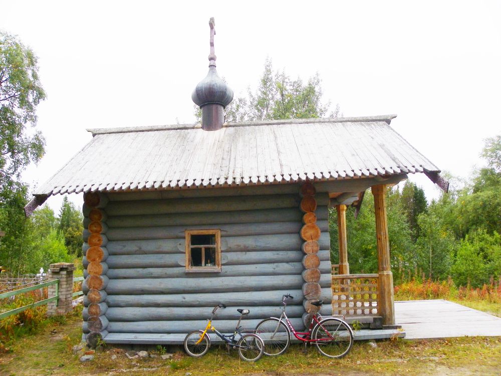 Соловецкий. Часовня Всех Святых на поселковом кладбище. фасады, Северная сторона