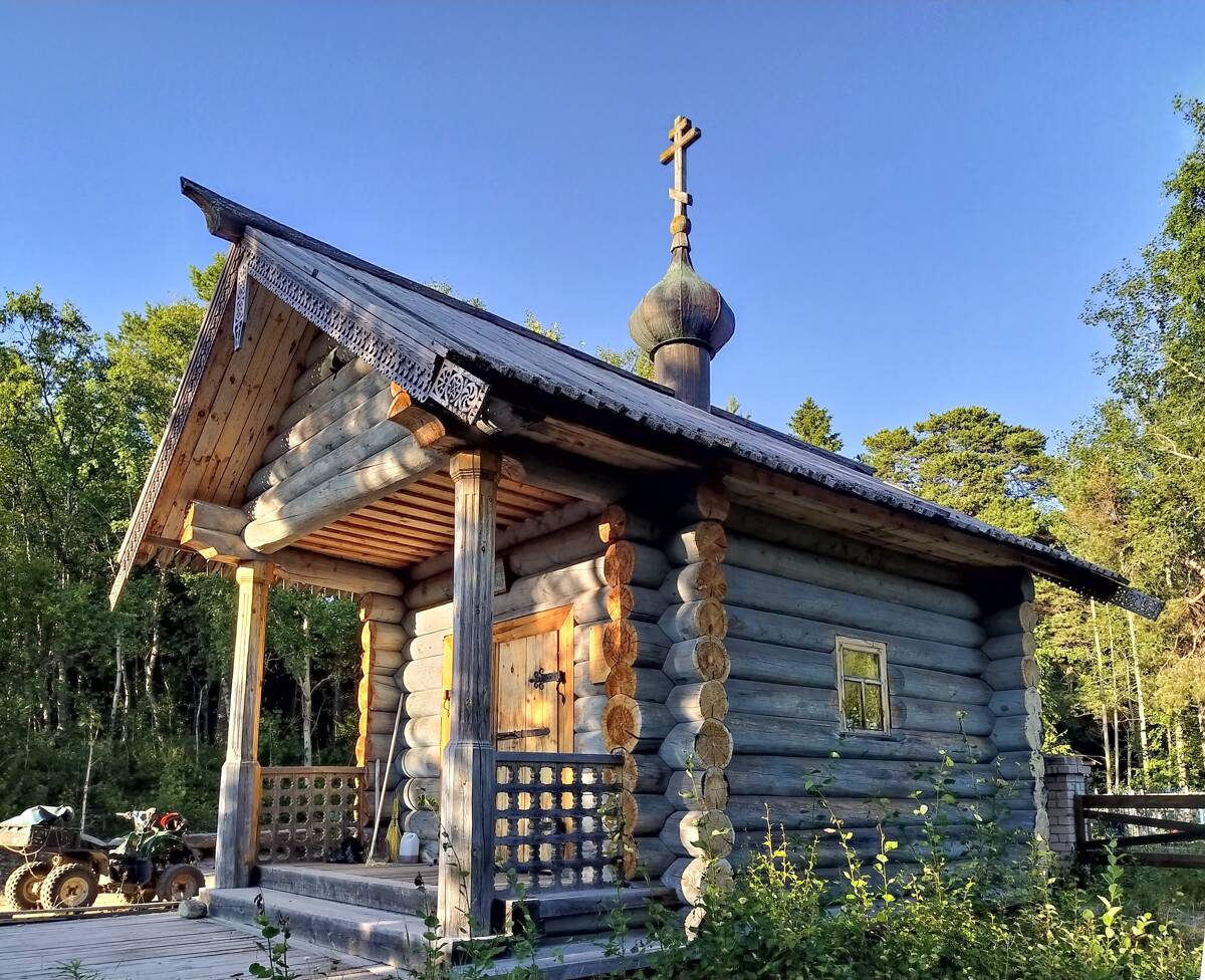 Часовня Всех Святых на поселковом кладбище, Соловецкий (Соловецкий район, Архангельская область). фасады