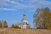 Церковь Успения Пресвятой Богородицы, Вид с юго-запада<br>, Бортницы, Родниковский район, Ивановская область