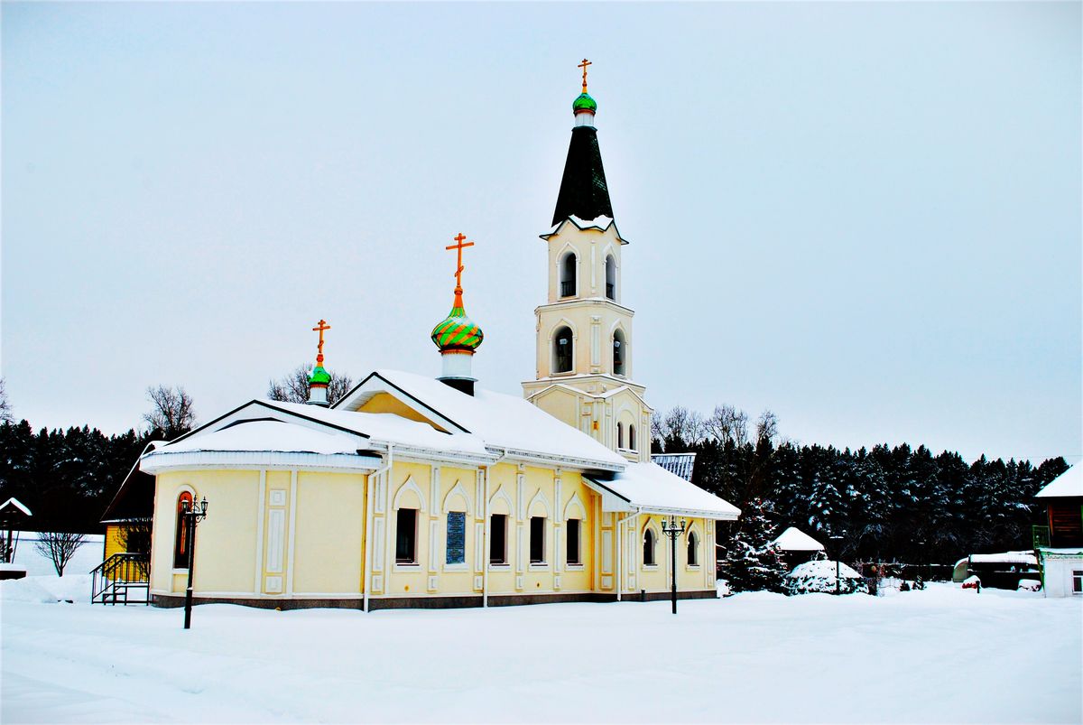 фасады. Верхтеченский Троицкий женский монастырь. Церковь Троицы Живоначальной, Верхняя Теча (Катайский район, Курганская область)