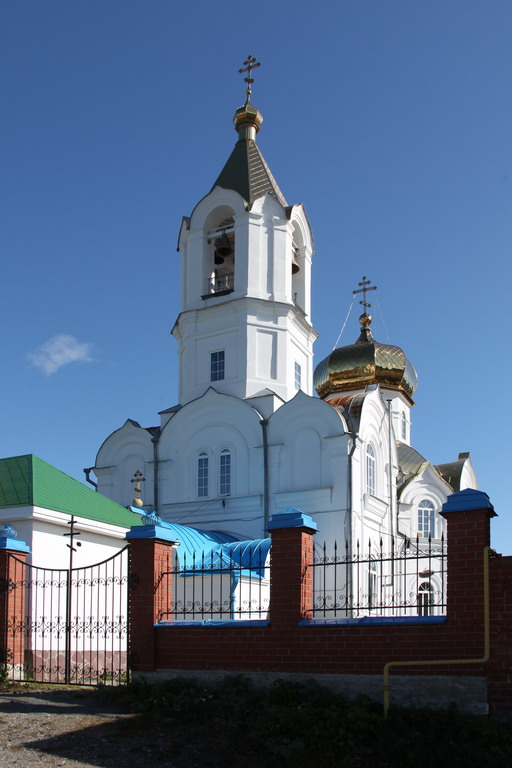 Старопышминск. Церковь Сретения Господня. фасады, Вид с юго-запада