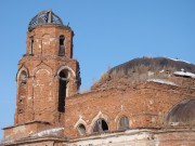 Церковь Троицы Живоначальной, Колокольня и купол главного барабана.<br>, Некрасово, Белоярский район (Белоярский ГО и ГО Верхнее Дуброво), Свердловская область