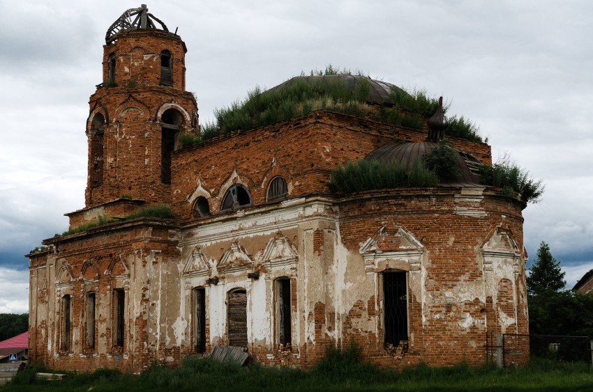 Церковь Троицы Живоначальной, Некрасово (Белоярский район (Белоярский ГО и ГО Верхнее Дуброво), Свердловская область). фасады