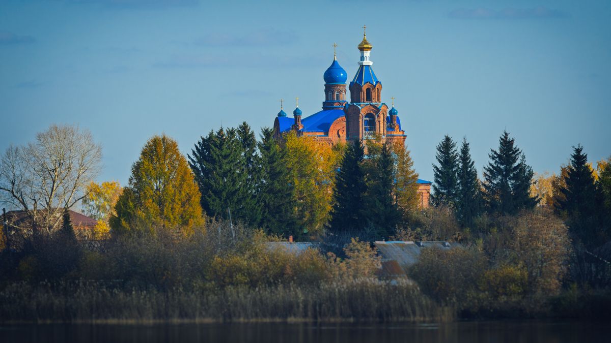 Церковь Казанской иконы Божией Матери, Бруснятское (Белоярский район (Белоярский ГО и ГО Верхнее Дуброво), Свердловская область). художественные фотографии