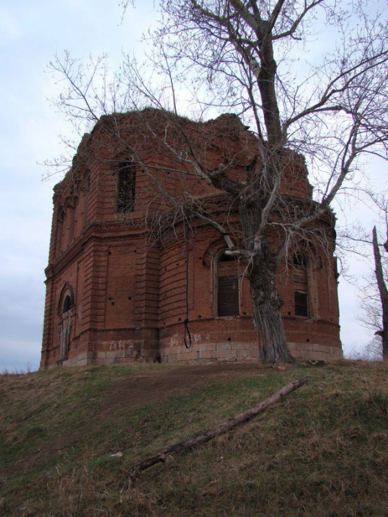 Церковь Николая Чудотворца, Исетское (Каменский район (Каменский ГО), Свердловская область). фасады, Вид алтарной части.