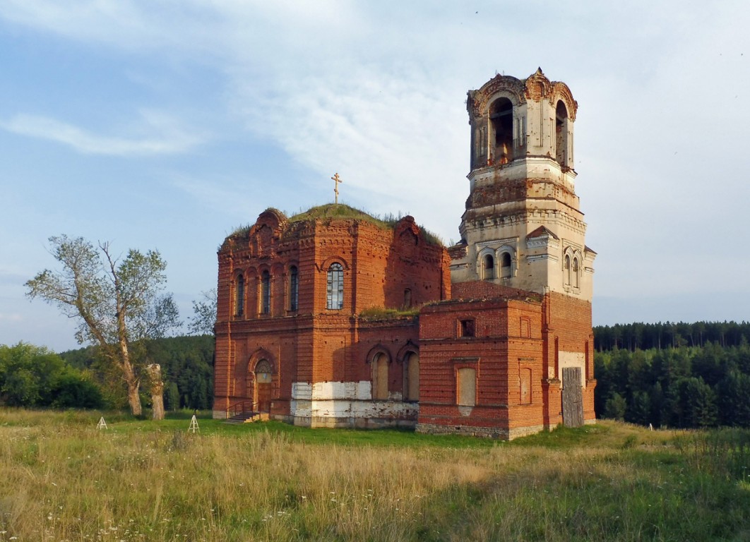 Исетское. Церковь Николая Чудотворца. фасады