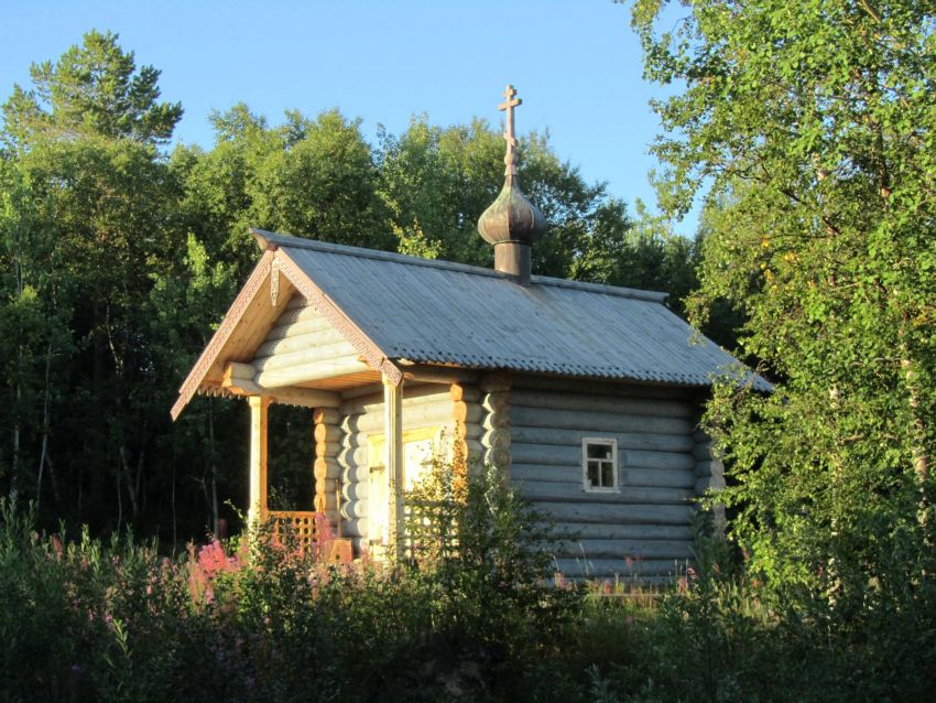 Часовня Всех Святых на поселковом кладбище, Соловецкий (Соловецкий район, Архангельская область). фасады, вид с юго-запада