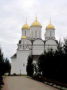 Троицкий Герасимо-Болдинский мужской монастырь. Собор Троицы Живоначальной (новый), Вид от входных ворот на северный фасад.<br>, Болдино, Дорогобужский район, Смоленская область