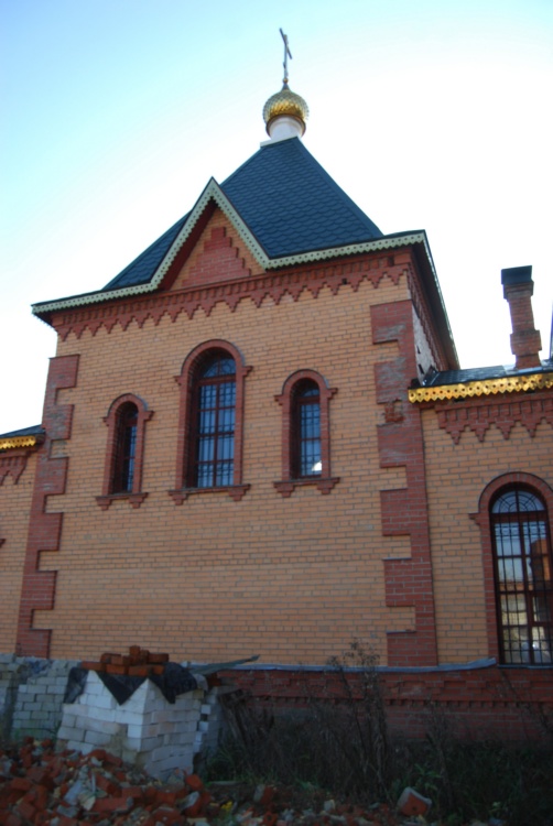 Церковь Иоанна Лествичника, Куровское (Орехово-Зуевский городской округ, Московская область). фасады, Вид на основную часть Церкви с севера