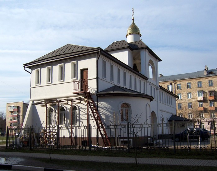 Церковь Владимира равноапостольного (крестильная), Балашиха (Балашихинский городской округ и г. Реутов, Московская область). фасады, Крестильный храм св. Владимира с колокольней